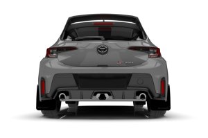 Toyota GR Corolla Mud Flap - Rally Armor - UR - Black/Dark Grey - `23-`25
